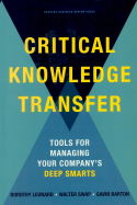 Critical Knowledge Transfer Critical Knowledge Transfer