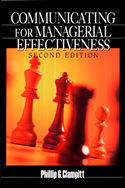 Communicating for Managerial Effectiveness Communicating for Managerial Effectiveness