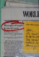 Managers Caught in the Crunch Managers Caught in the Crunch