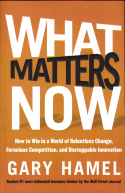 What Matters Now What Matters Now
