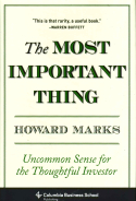 The Most Important Thing The Most Important Thing